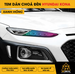 Tem Dán Chóa Đèn Hyundai Kona