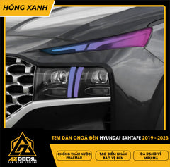 Tem Dán Chóa Đèn Hyundai Santafe 2019-2023