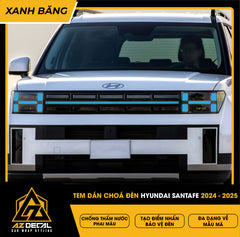 Tem Dán Chóa Đèn Hyundai Santafe 2024-2025