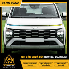 Tem Dán Chóa Đèn Hyundai Stargazer