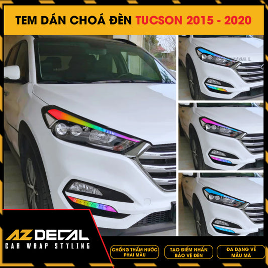 Tem Dán Chóa Đèn Hyundai Tucson 2015-2020