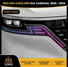 Tem Dán Chóa Đèn Kia Carnival 2020-2024