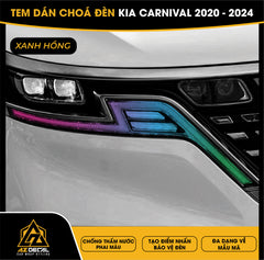 Tem Dán Chóa Đèn Kia Carnival 2020-2024