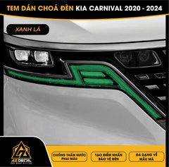 Tem Dán Chóa Đèn Kia Carnival 2020-2024