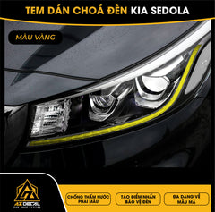 Tem Dán Chóa Đèn Kia Sedola