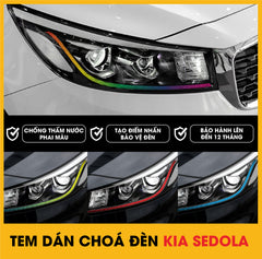 Tem Dán Chóa Đèn Kia Sedola