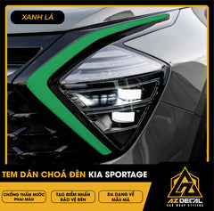 Tem Dán Chóa Đèn Kia Sportage