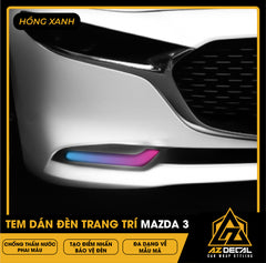 Tem Dán Chóa Đèn Mazda 3 2025