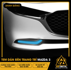 Tem Dán Chóa Đèn Mazda 3 2025