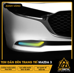 Tem Dán Chóa Đèn Mazda 3 2025