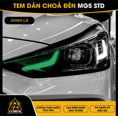 Tem Dán Chóa Đèn MG5 STD