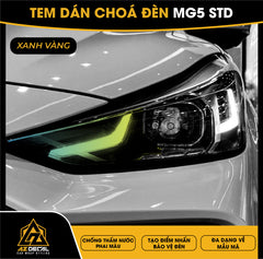 Tem Dán Chóa Đèn MG5 STD