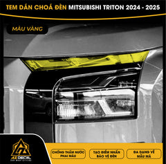 Tem Dán Chóa Đèn Mitsubishi Triton 2024-2025