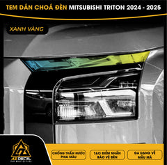 Tem Dán Chóa Đèn Mitsubishi Triton 2024-2025