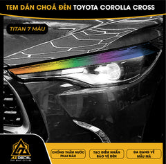 Tem Dán Chóa Đèn Toyota Corolla Cross