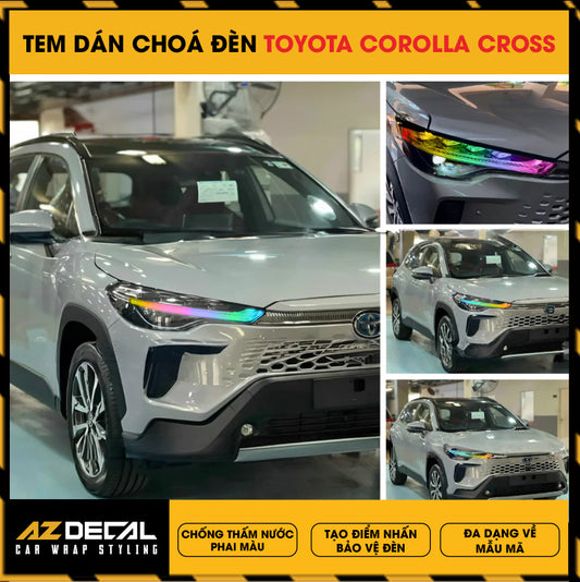 Tem Dán Chóa Đèn Toyota Corolla Cross