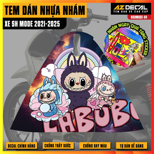 Tem nhựa nhám xe SH Mode - NSHMODE04