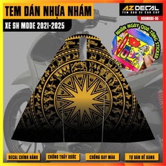 Tem nhựa nhám xe SH Mode - NSHMODE05