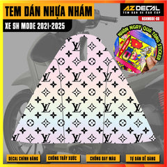 Tem nhựa nhám xe SH Mode - NSHMODE08