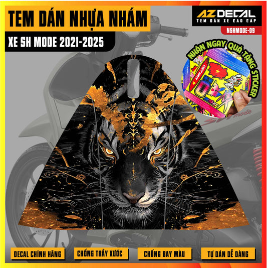 Tem nhựa nhám xe SH Mode - NSHMODE09