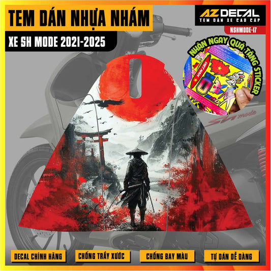 Tem nhựa nhám xe SH Mode - NSHMODE17