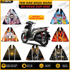 Tem nhựa nhám xe SH Mode