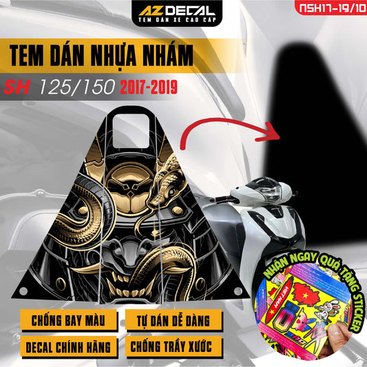 Tem nhựa nhám xe SH 2017-2019 - NSH10