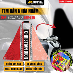 Tem nhựa nhám xe SH 2017-2019 - NSH14