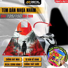 Tem nhựa nhám xe SH 2017-2019 - NSH17
