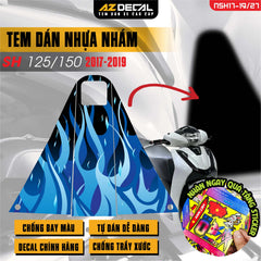 Tem nhựa nhám xe SH 2017-2019 - NSH27
