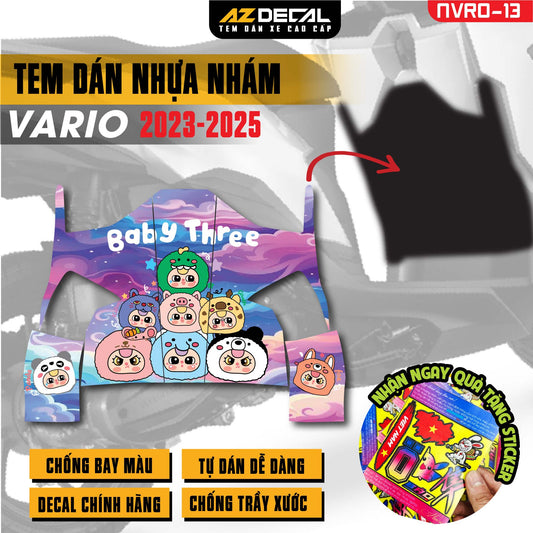 Tem nhựa nhám xe Vario - NVRO13