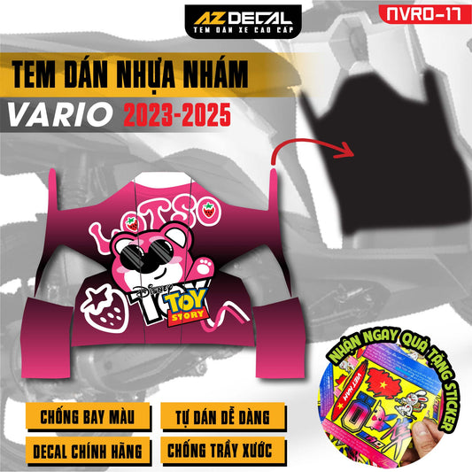 Tem nhựa nhám xe Vario - NVRO17