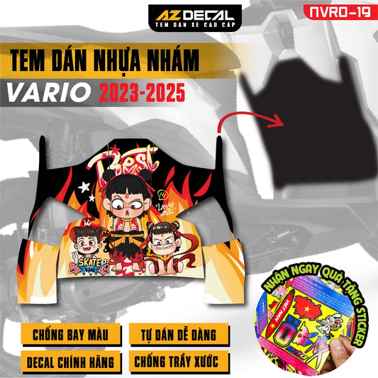 Tem nhựa nhám xe Vario - NVRO19