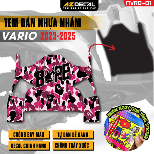 Tem nhựa nhám xe Vario - NVRO01