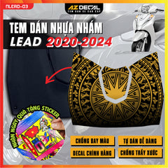 Tem nhựa nhám xe Lead - NLEAD03