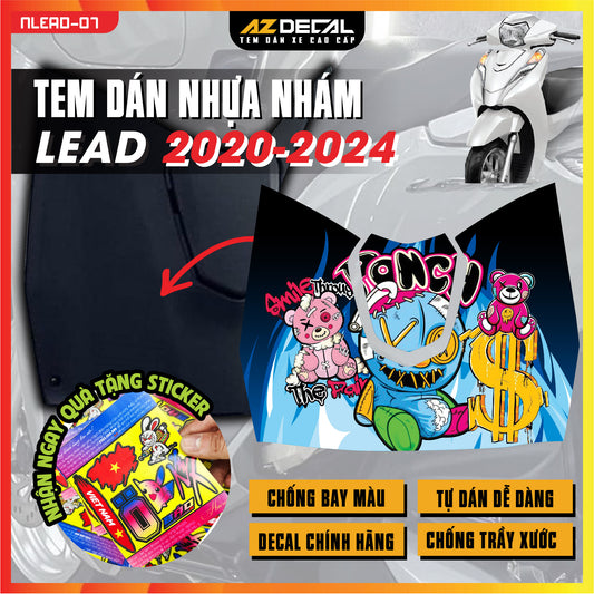 Tem nhựa nhám xe Lead - NLEAD07