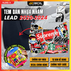 Tem nhựa nhám xe Lead - NLEAD11