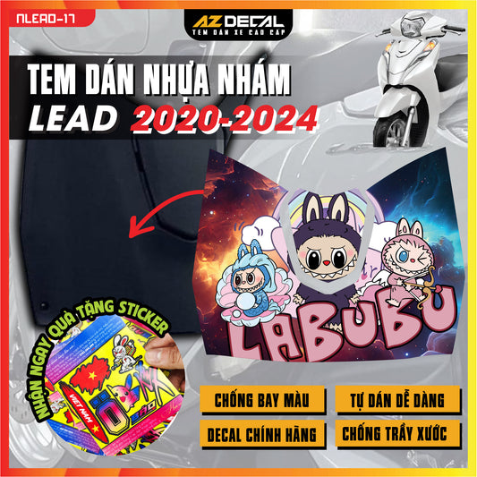 Tem nhựa nhám xe Lead - NLEAD17