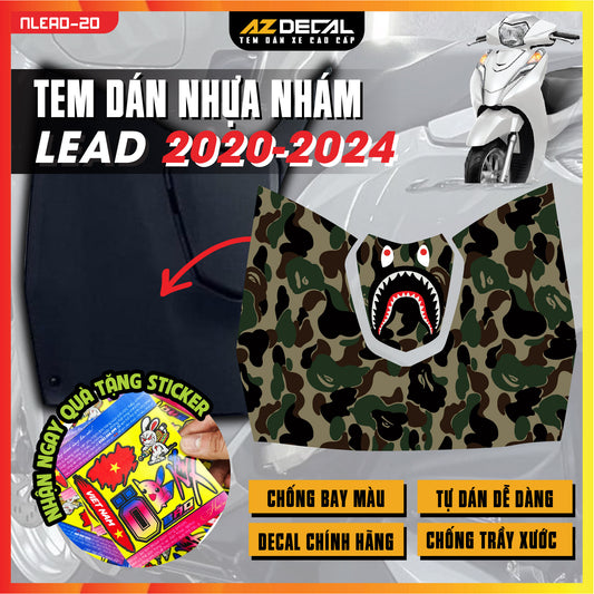 Tem nhựa nhám xe Lead - NLEAD20