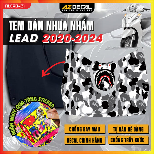 Tem nhựa nhám xe Lead - NLEAD21