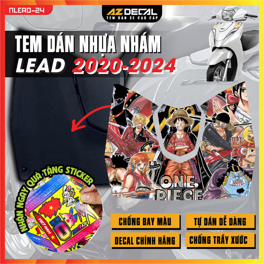 Tem nhựa nhám xe Lead - NLEAD24