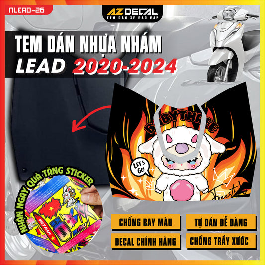 Tem nhựa nhám xe Lead - NLEAD26