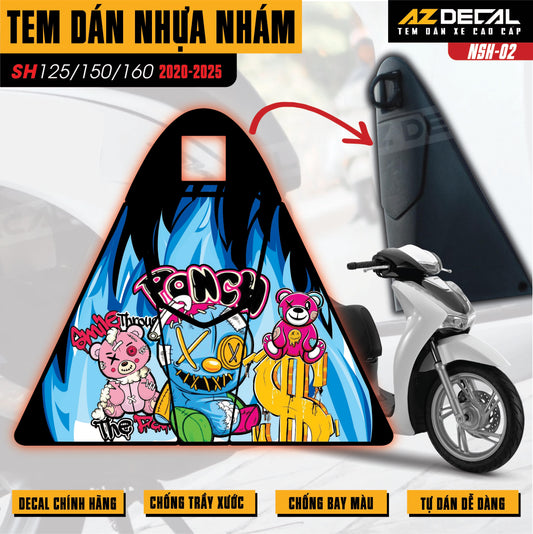 Tem nhựa nhám SH 2020-2025 NSH-01