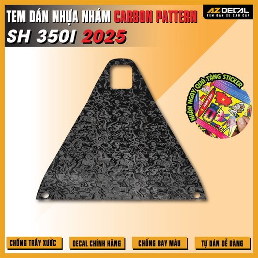 Tem Nhựa Nhám Carbon Pattern SH 350i