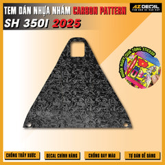 Tem Nhựa Nhám Carbon Pattern SH 350i