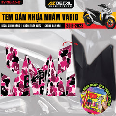 Tem nhựa nhám xe Vario 2018-2022 VR1822-01