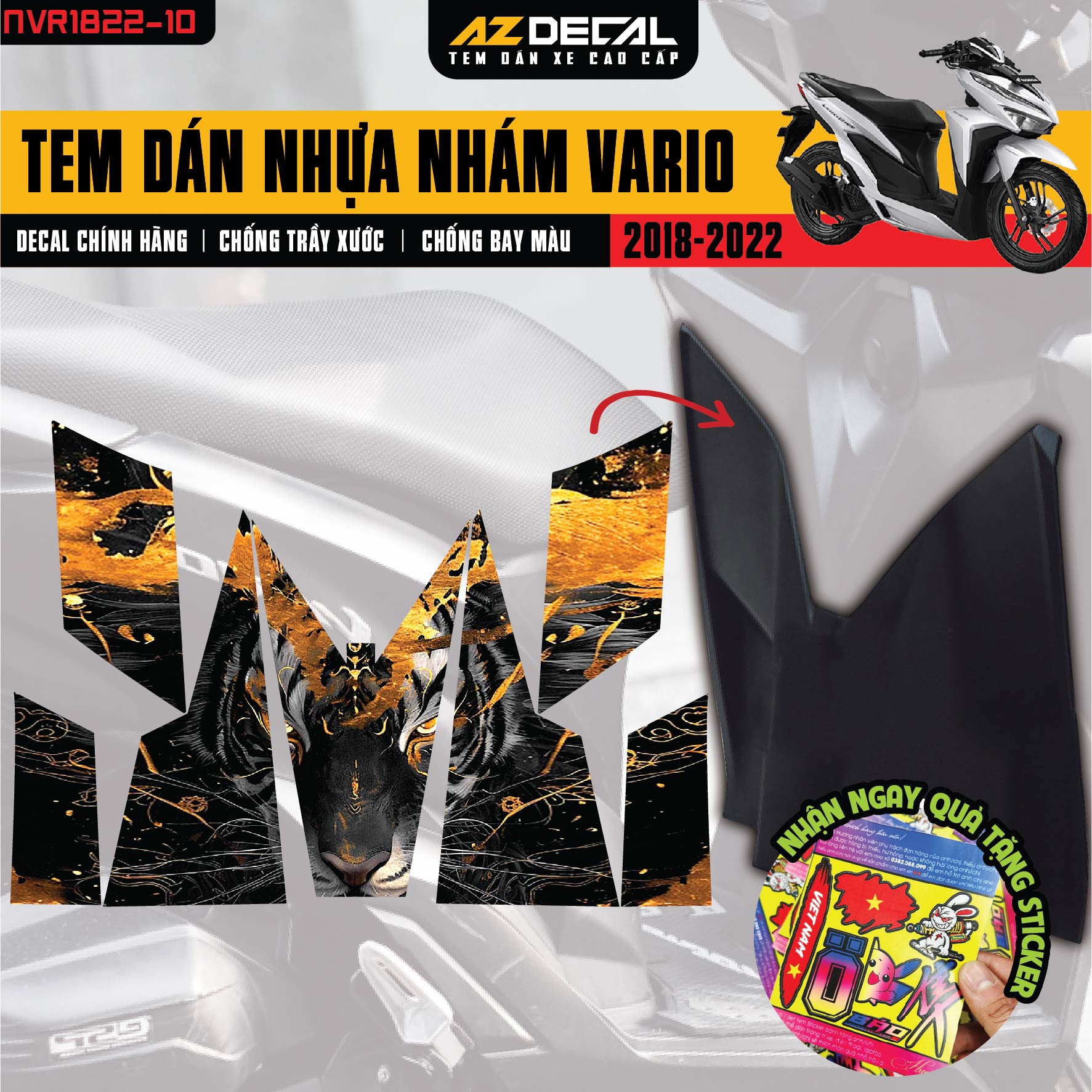 Tem nhựa nhám Vario 2018-2022 VR1822-10