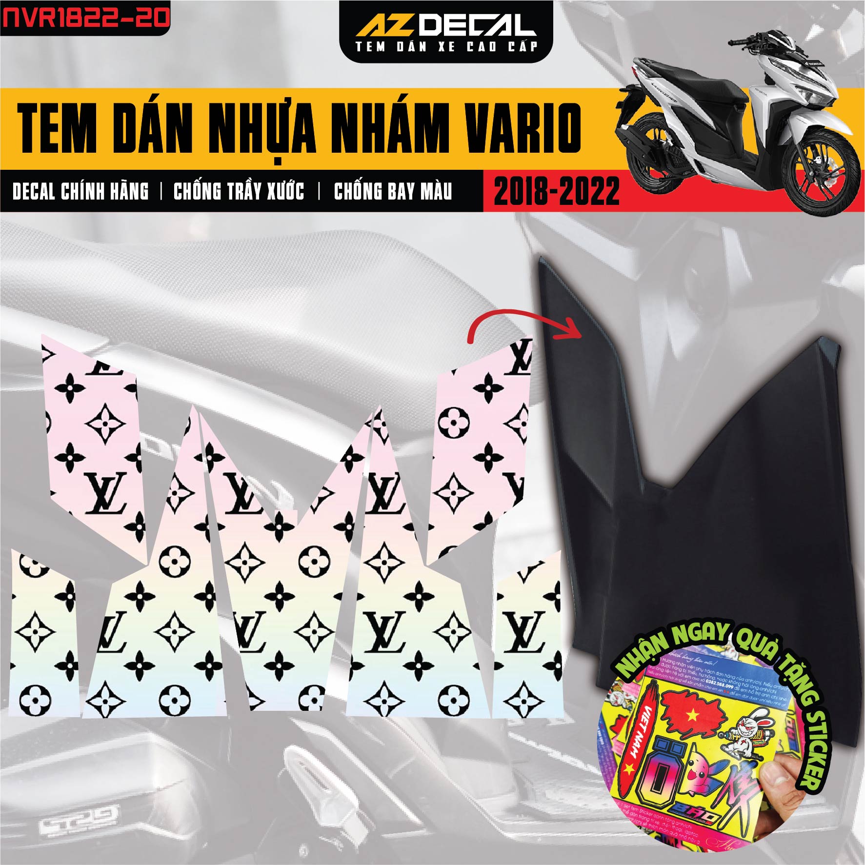 Tem nhựa nhám Vario 2018-2022 VR1822-20