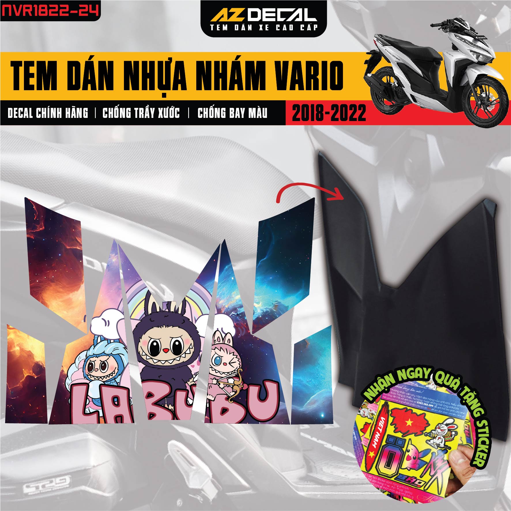 Tem nhựa nhám Vario 2018-2022 VR1822-2