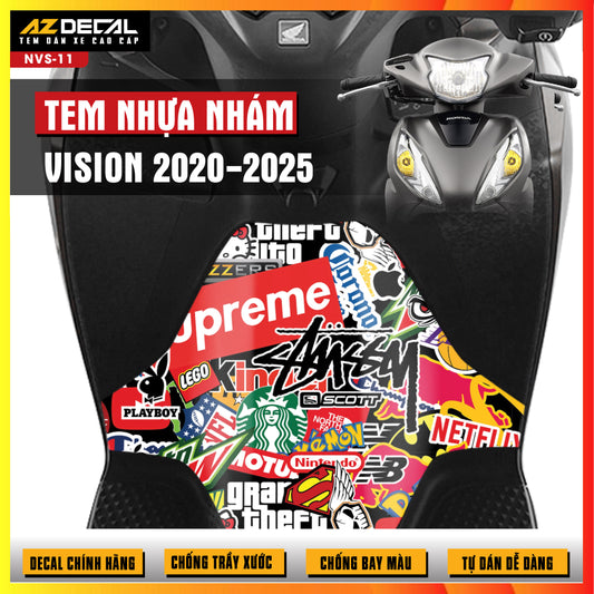 Tem nhựa nhám xe Vision 2020-2025 NVS11